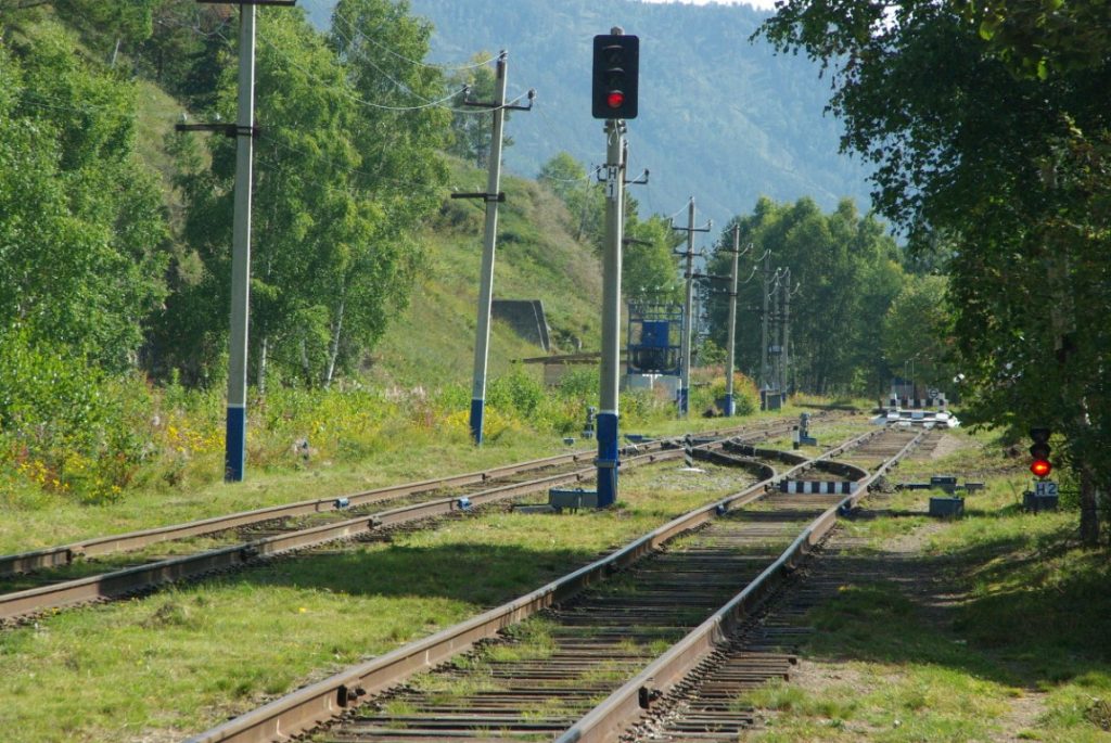 Zdjęcie przedstawia bocznice kolejową.