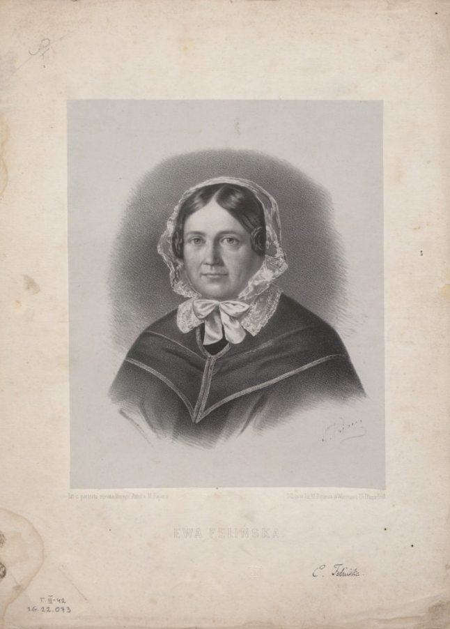 Portrait of a woman in an old clothes