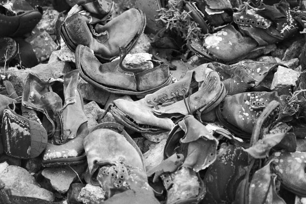 Kolyma. The shoes of the forced labourers