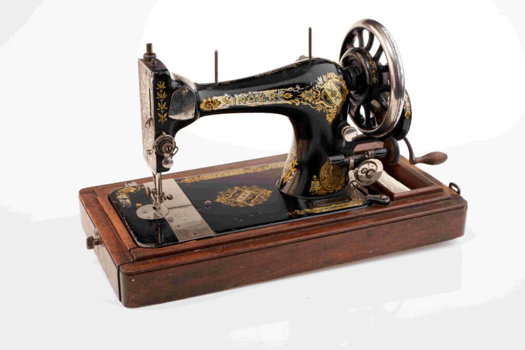 The Singer sewing machine