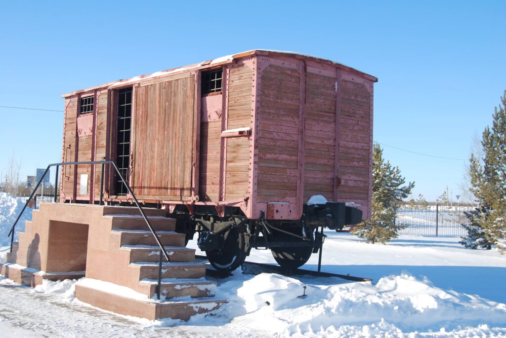 Carriage on the snow